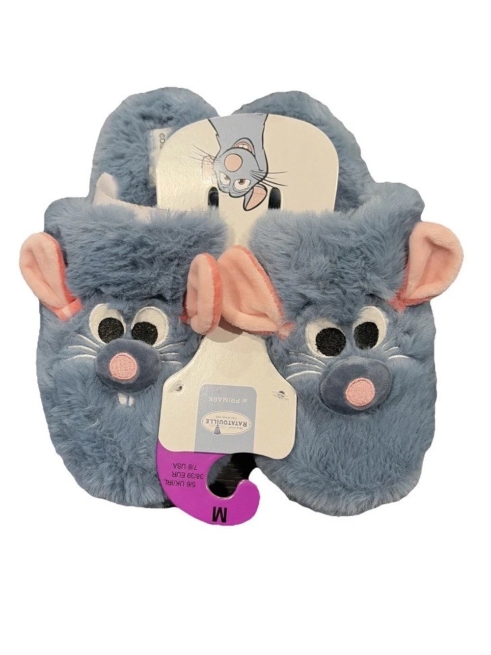 Disney Pixar’s Ratatouille Mule Slippers New with tag Primark Size Medium 7/8